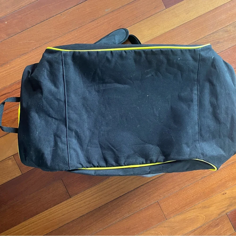 Adidas Grey and Yellow‎ Men's Duffel Bag Adjustable strap multi pockets